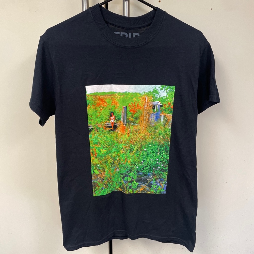 Jhene Aiko Trip Tour 2017 Shirt Mens Small Black Short Sleeve Crewneck Brand New